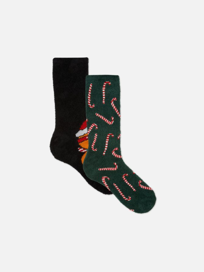 2-Pack Festive Treats Crew Socks