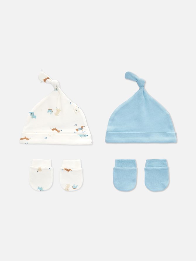 2-Pack Mixed Hat and Mittens Set - Image 2