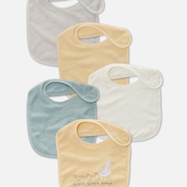 5-Pack Multi Terry Bibs