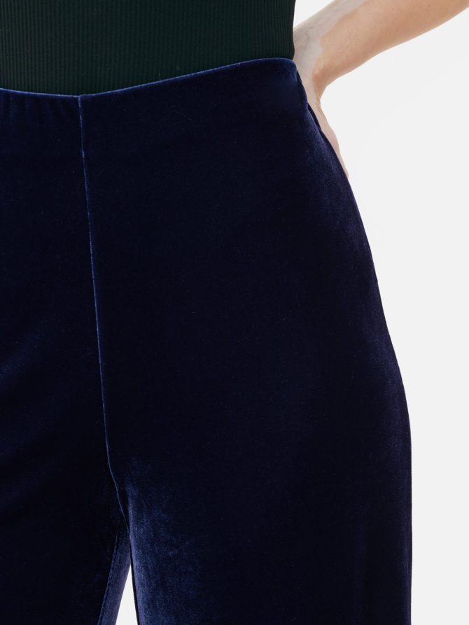 Wide Leg Velvet Pants - Image 3