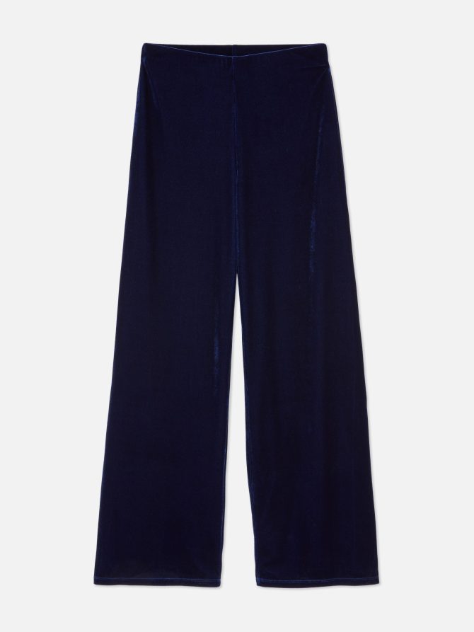 Wide Leg Velvet Pants - Image 5