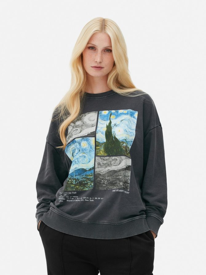 Vincent Van Gogh Oversized Sweatshirt - Image 2