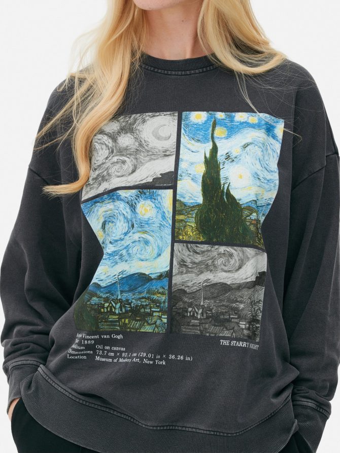Vincent Van Gogh Oversized Sweatshirt - Image 3