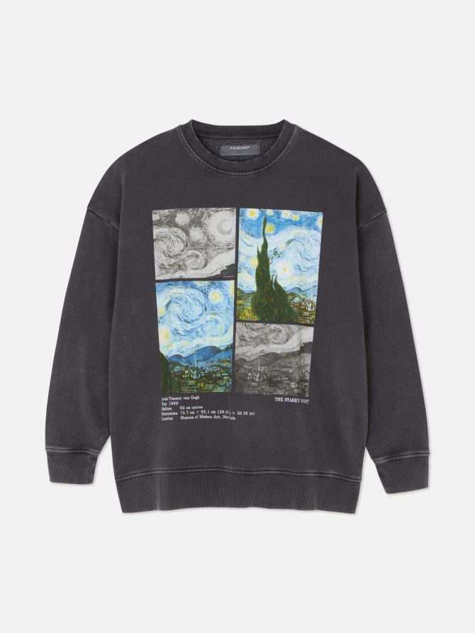 Vincent Van Gogh Oversized Sweatshirt - Image 5