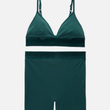 Ribbed Seamfree Bralette & Boxer Set