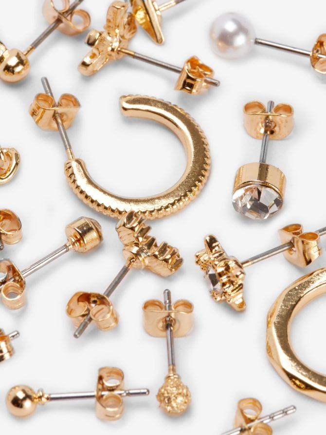 20-Pack Stud and Hoop Earrings - Image 2