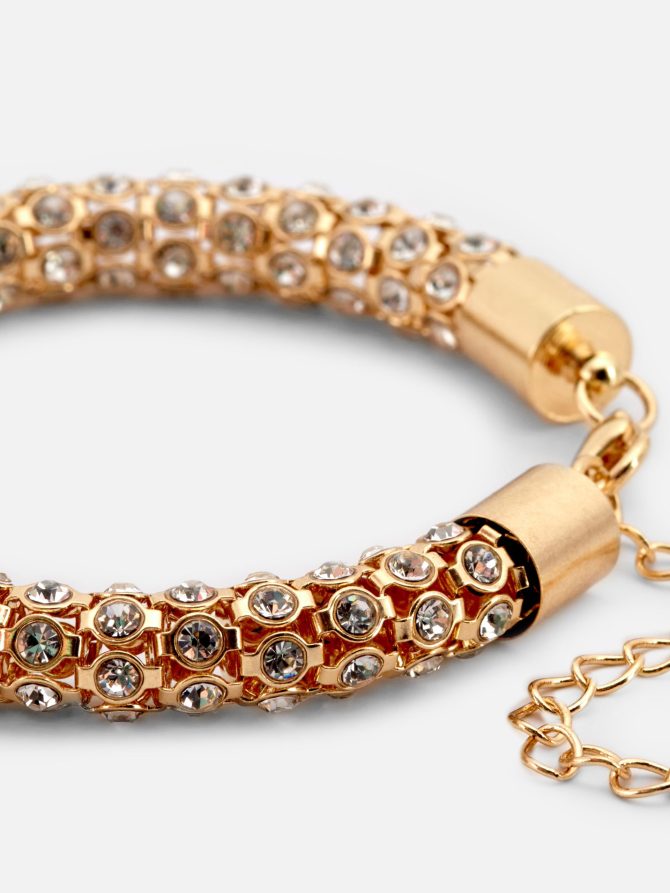 Metallic Embellished Bracelet - Image 2