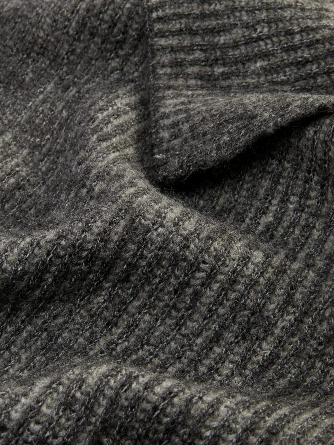 Two Tone Knit Scarf - Image 2