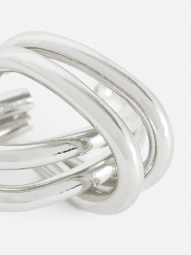 Double Hoop Earrings - Image 2