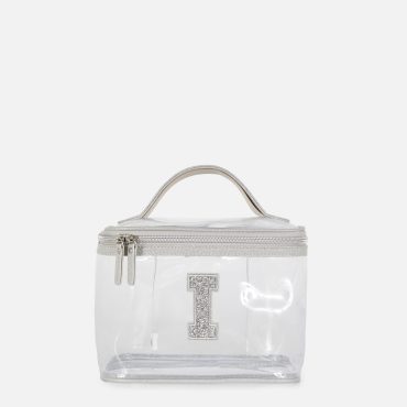 Clear Initial Vanity Case
