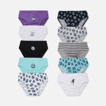 10-Pack Football Print Briefs