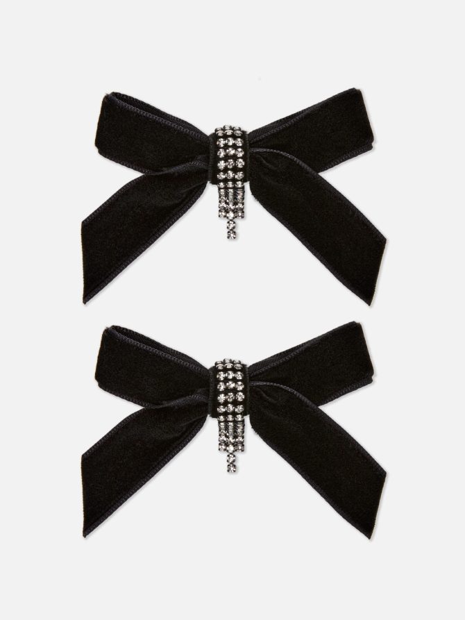 Tassel Bow Hair Clips