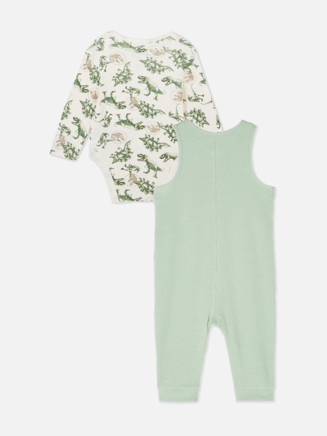 Jurassic World Bodysuit and Overalls Set - Image 2