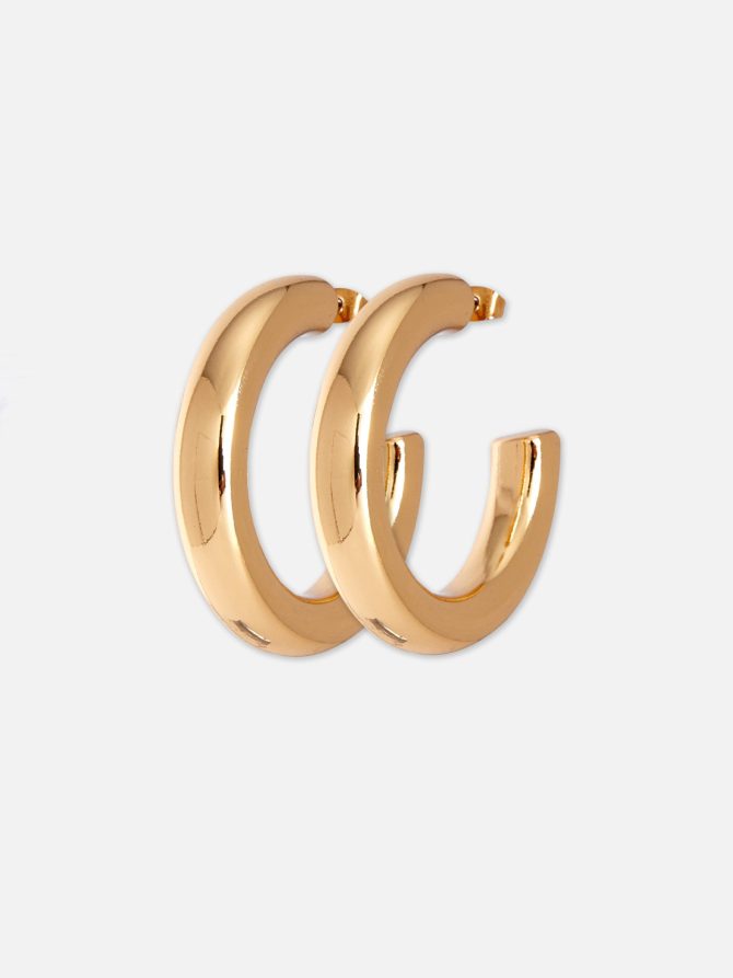 The Edit Chunky Hoop Earrings
