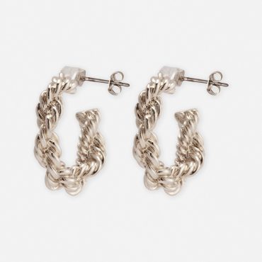 Twisted Hoop Earrings
