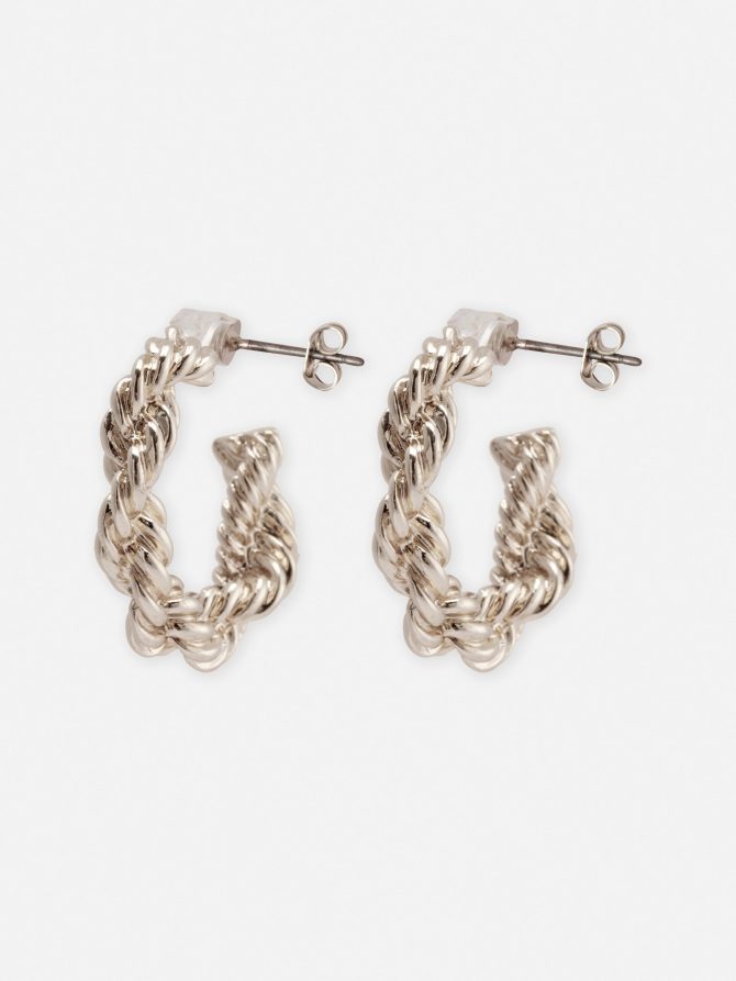 Twisted Hoop Earrings