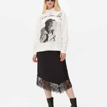 Tupac Graphic Print Hoodie