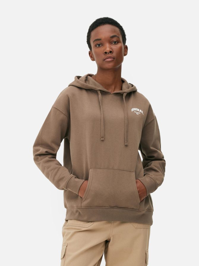 Chest Print Hoodie - Image 2