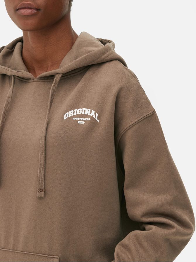 Chest Print Hoodie - Image 3