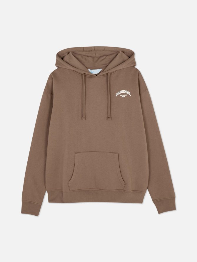 Chest Print Hoodie - Image 5