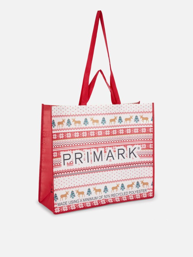 Reusable Fair Isle Print Shopper - Image 2