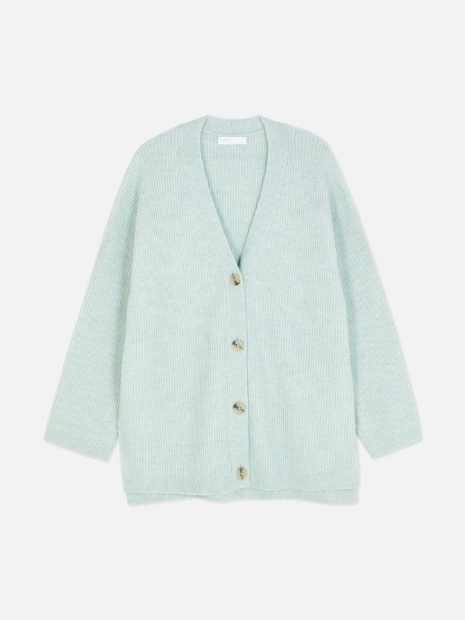 V-Neck Striped Cardigan - Image 5
