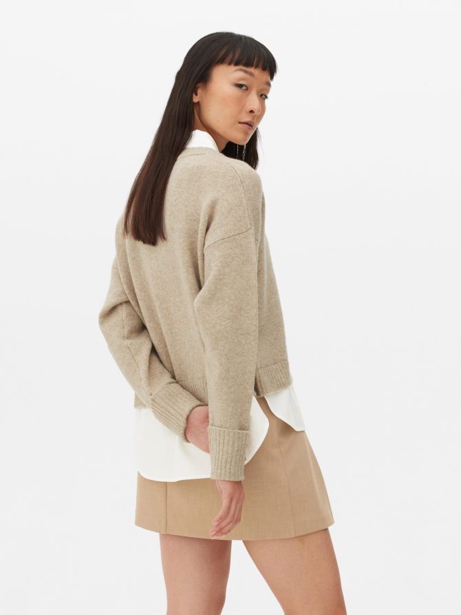 2-in-1 Shirt Detail Sweatshirt - Image 4