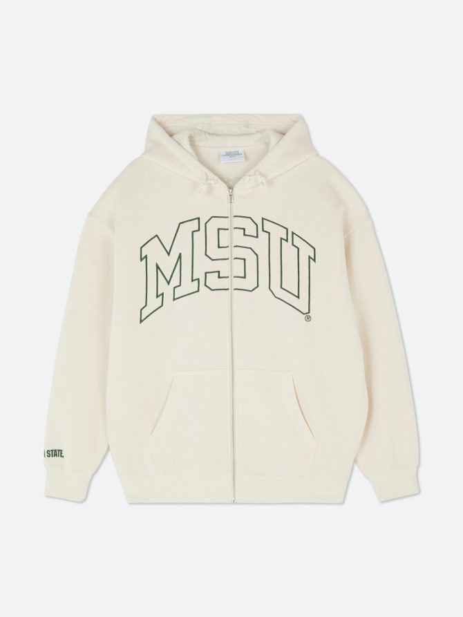 Michigan State University Graphic Zip Hoodie - Image 5