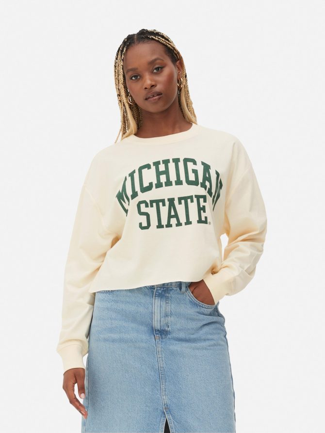 Michigan State Long Sleeve T-Shirt - Image 2