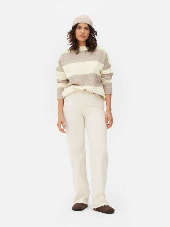 Striped Crew Neck Sweater