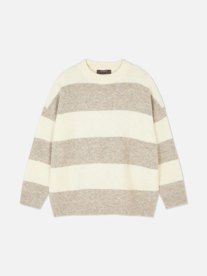 Striped Crew Neck Sweater - Image 5