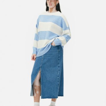 Striped Crew Neck Sweater