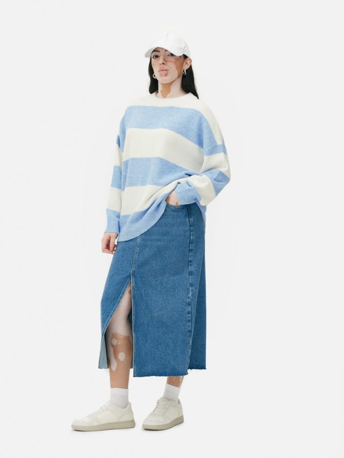 Striped Crew Neck Sweater