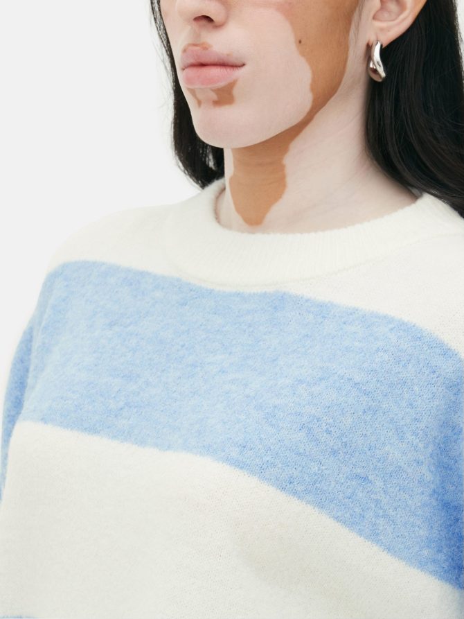 Striped Crew Neck Sweater - Image 3
