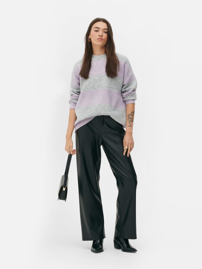 Striped Crew Neck Sweater