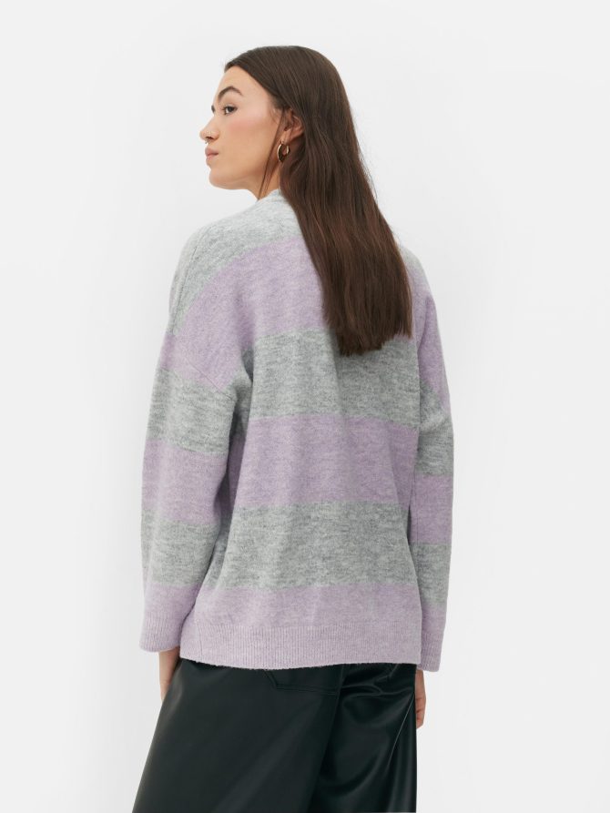Striped Crew Neck Sweater - Image 4