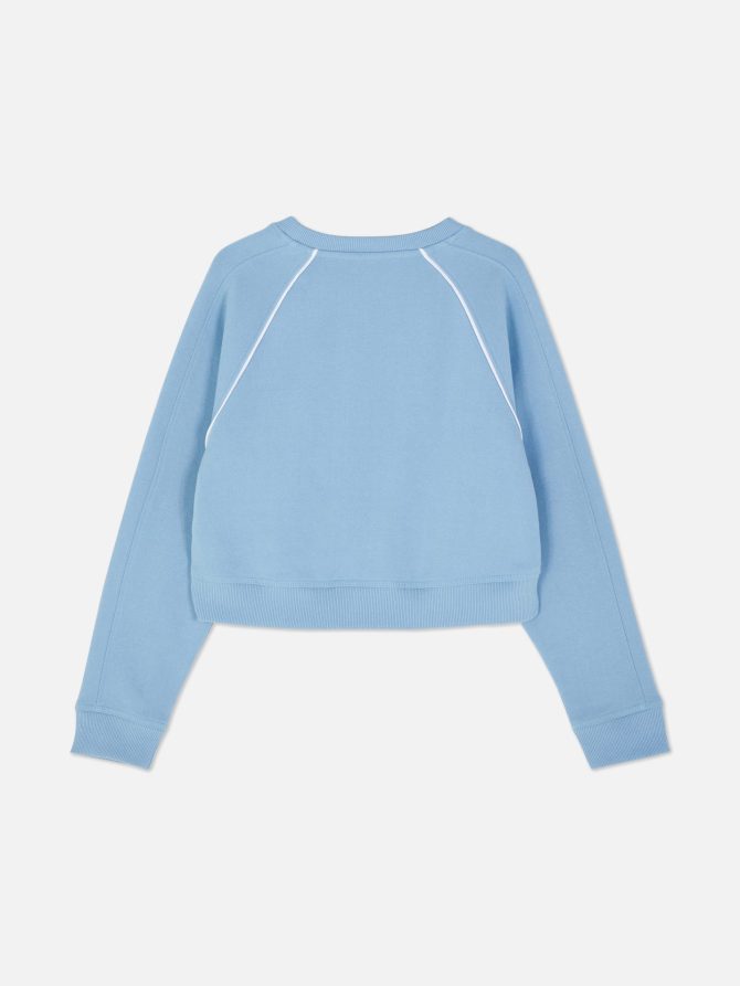 Embroidered Cropped Sweatshirt - Image 4