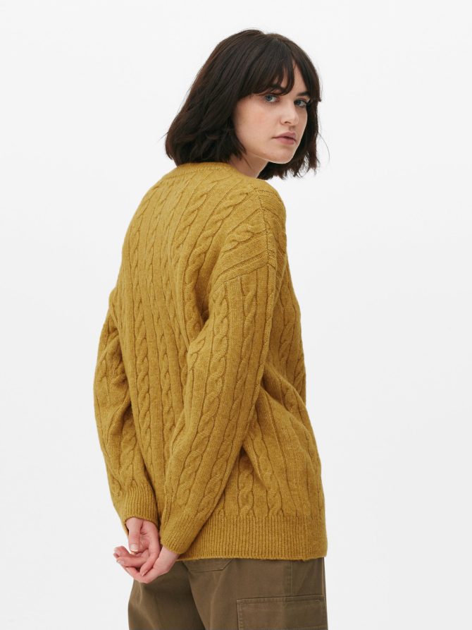 Cable Knit Sweater - Image 4
