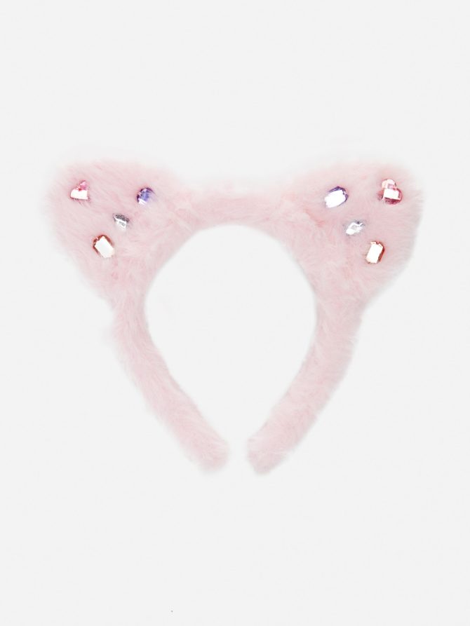Faux Fur Cat Ears Headband