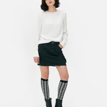Classic Crewneck Blouse