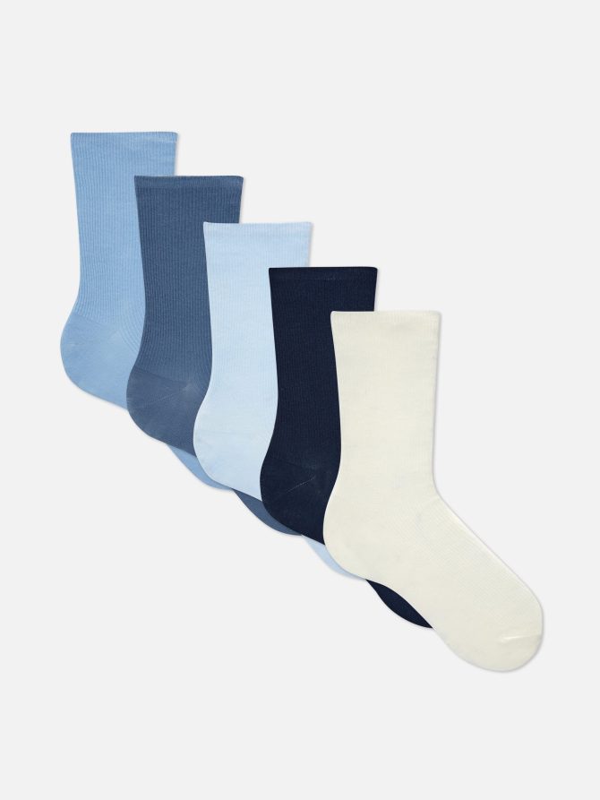 5-Pack Multi Crew Socks