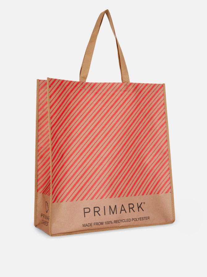 Primark Large Striped Shopper - Image 2
