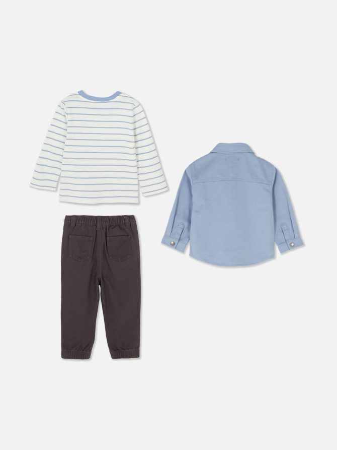 3-Piece Shacket, Top and Pants Set - Image 2