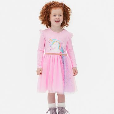Sequin Unicorn Tutu Dress