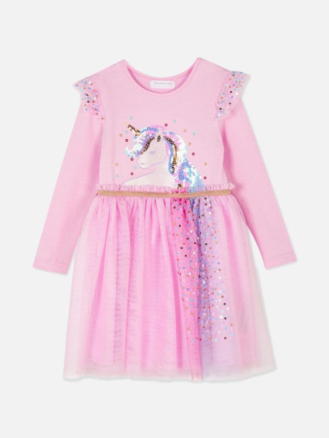 Sequin Unicorn Tutu Dress - Image 3