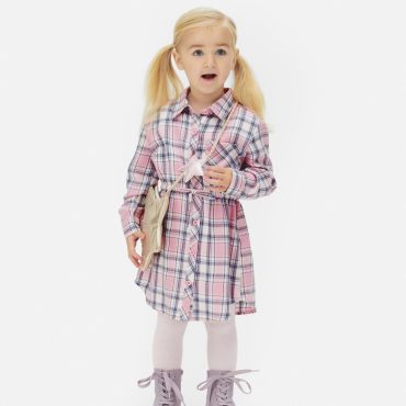 Plaid Shirt Dress
