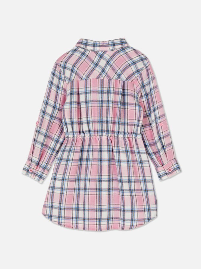 Plaid Shirt Dress - Image 4