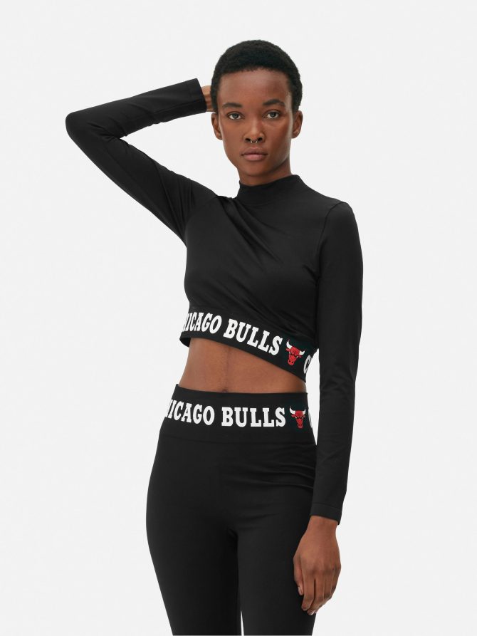 NBA Chicago Bulls Crop Top - Image 2