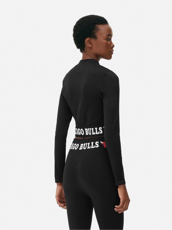 NBA Chicago Bulls Crop Top - Image 4