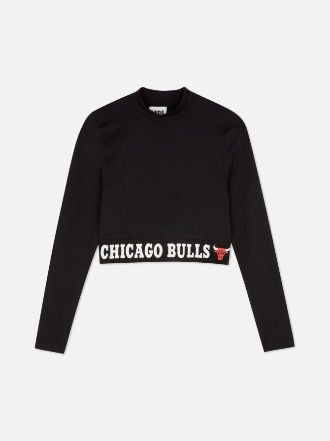 NBA Chicago Bulls Crop Top - Image 5